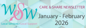 a poster for a care and share news letter