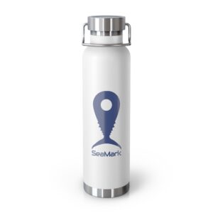 SeaMark Copper Vacuum Insulated Bottle, 22oz
